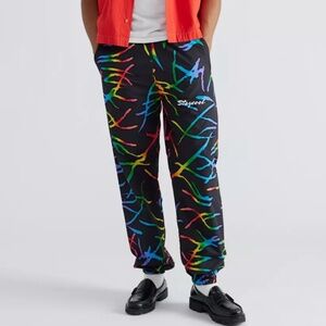 NWT Electric Beach Printed Windbreaker Pant by STAYCOOLNYC